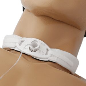 Cushioned larger pediatric two piece tracheostomy tube