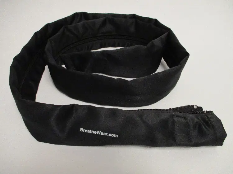 A black cloth with zipper